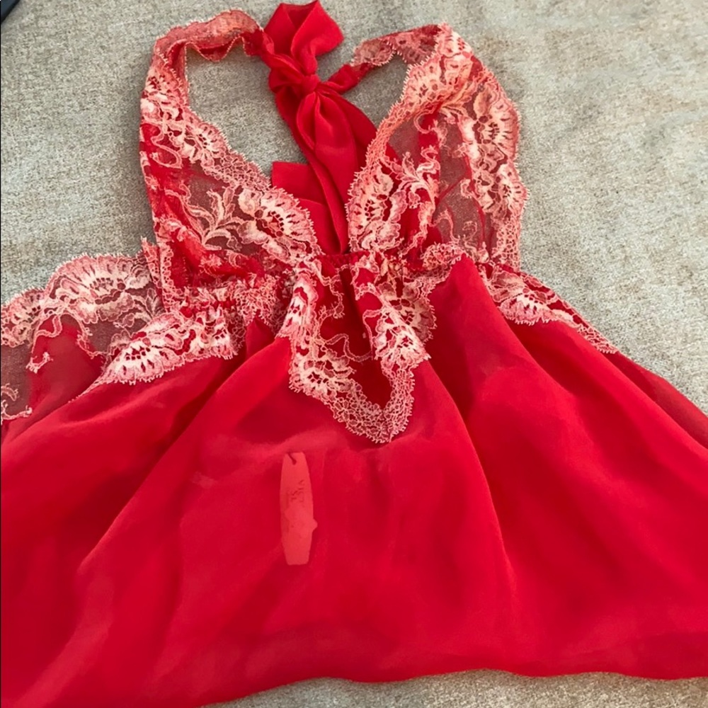 NWT red lace Victoria’s Secret teddy